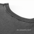 Übergroße dick gewaschene Retro -Männerpullover